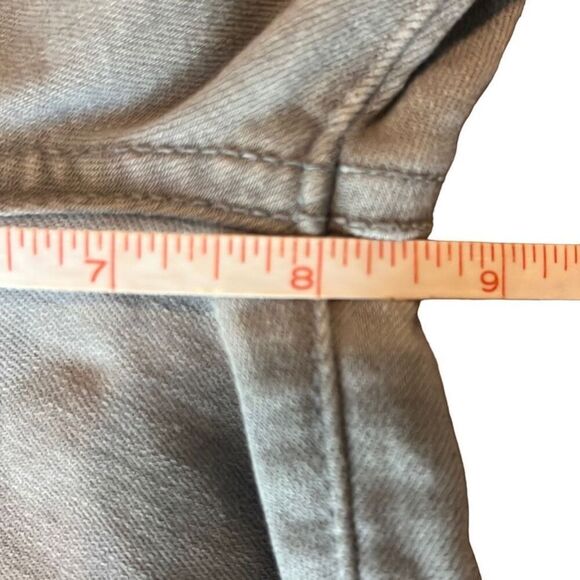 Paige Gray Verdugo Crop Straight Leg Cotton Blend Jeans Size 27 Stretch - Picture 9 of 10